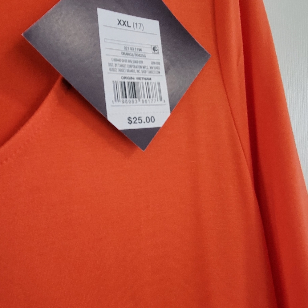 Target Ava & Viv Tangerine Dress